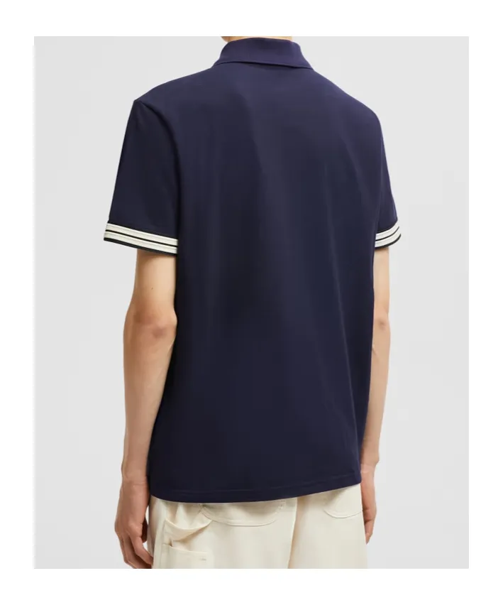 Moncler Logo Patch Short Sleeved Polo Shirt