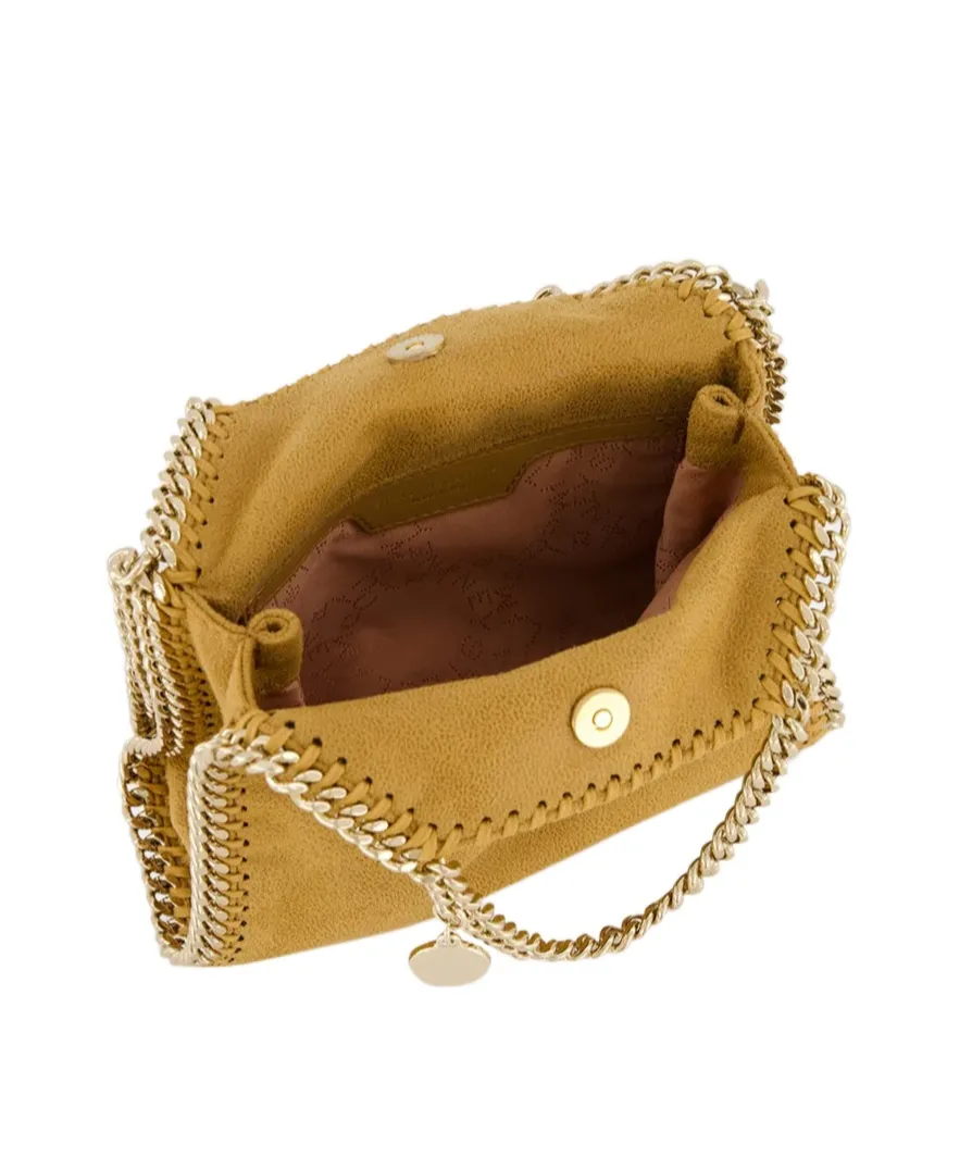 Stella Mccartney Whipstitch-Chain Small Top Handle Bag