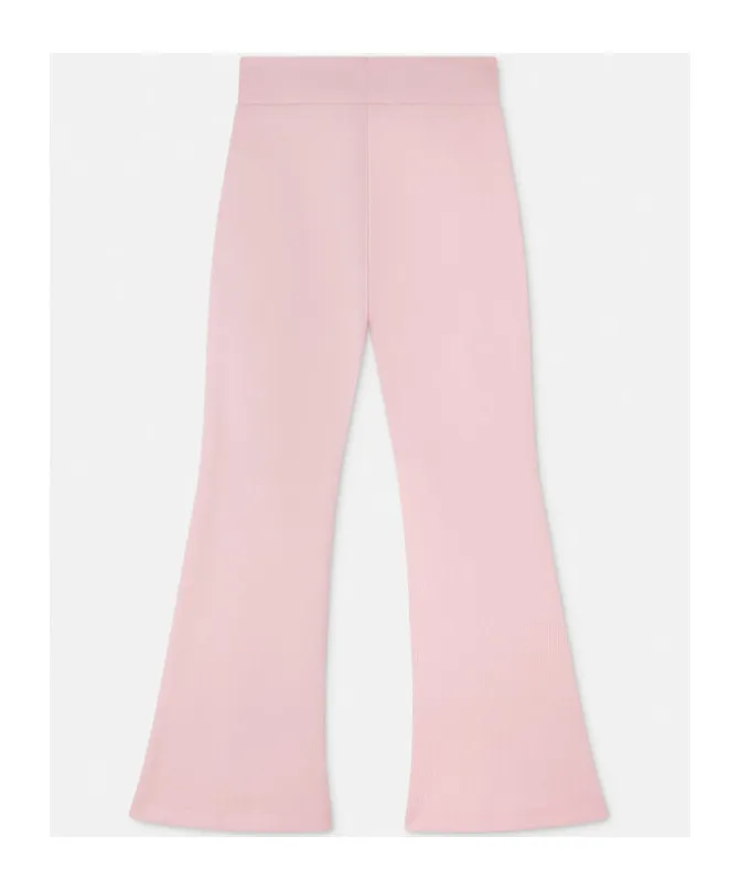 Versace Kids Logo Printed Flared Sweatpants