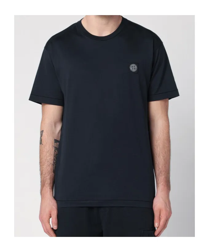 Stone Island Compass-Motif Crewneck T-Shirt