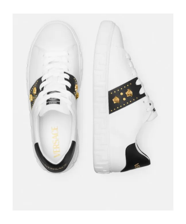 Versace Greca Lace-Up Sneakers