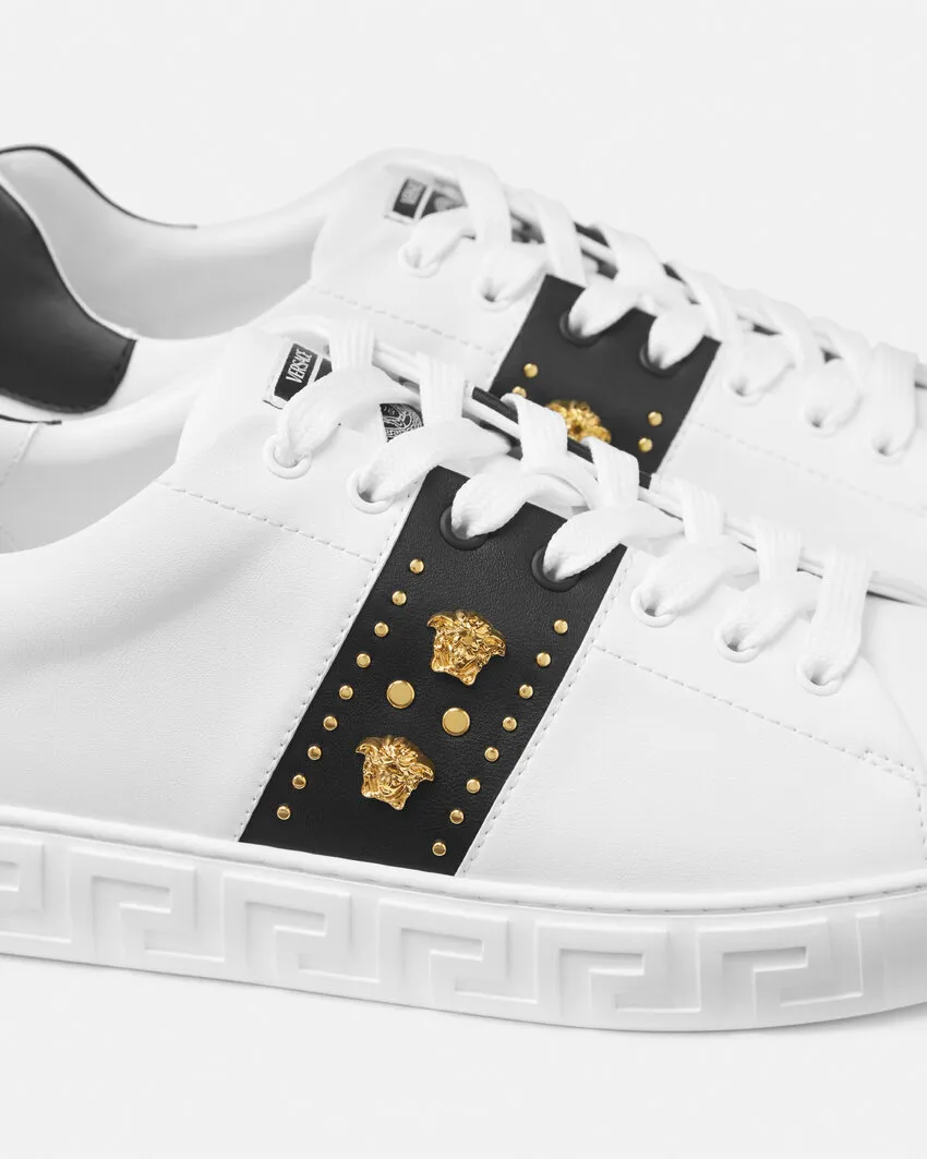 Versace Greca Lace-Up Sneakers