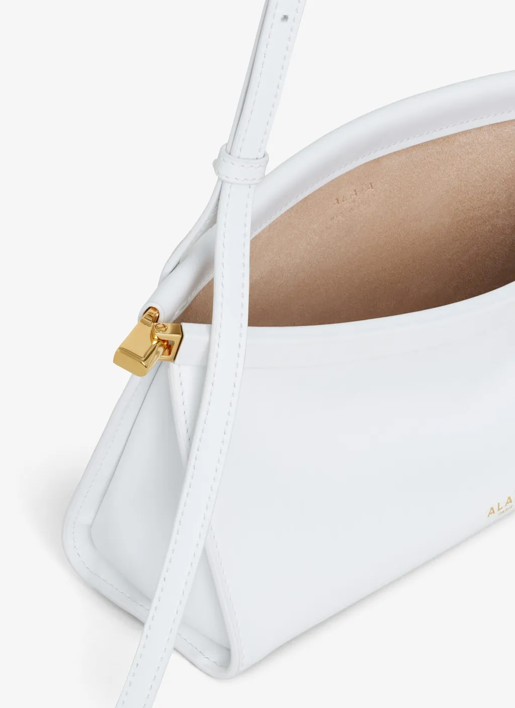 AlaÏA Logo Stamp Small East West Shoulder Bag