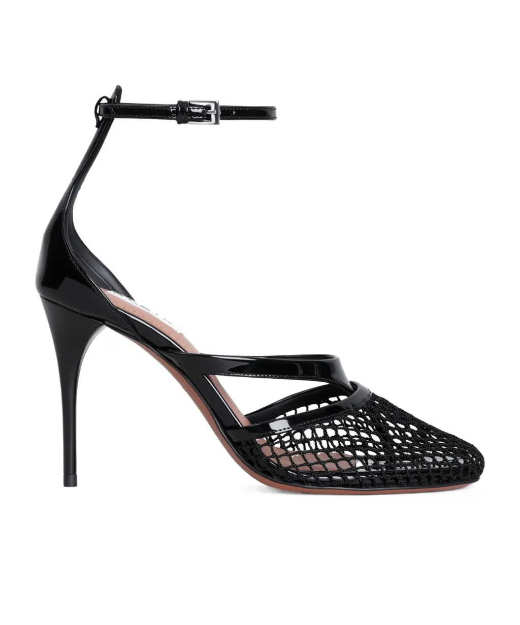 90Mm Infradito Patent-Leather Pumps