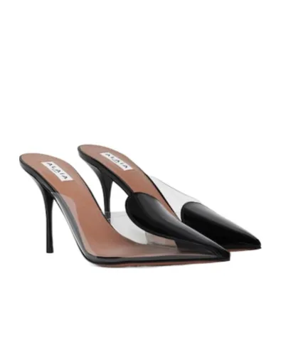 Alaa Coeur Pointed-Toe Slip-On Mules