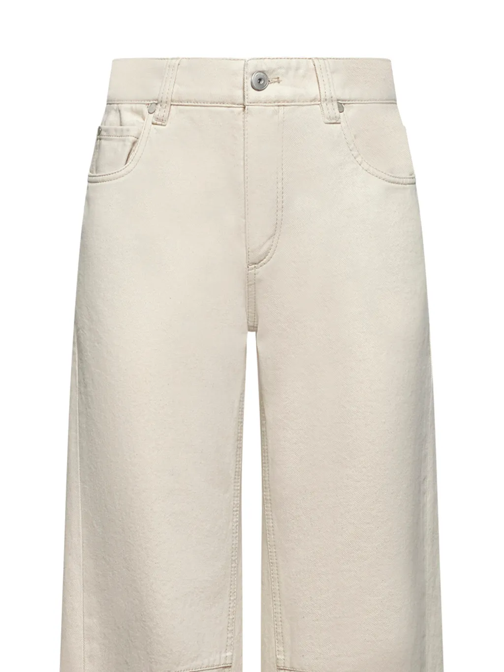 Brunello Cucinelli Logo Patch Straight Leg Jeans