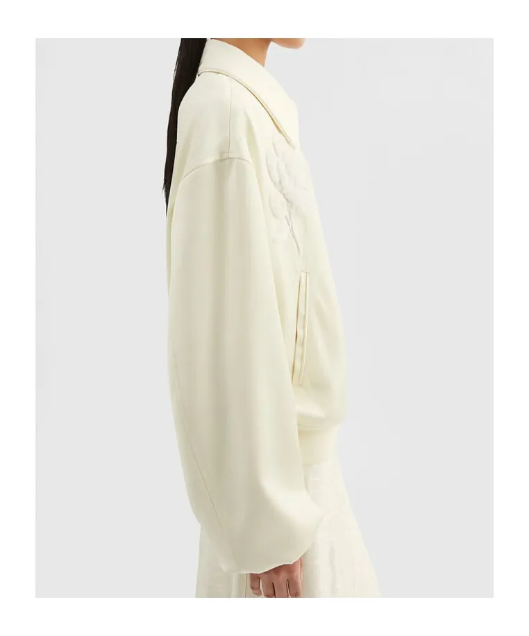 Jil Sander Duchess-Satin Zip-Up Jacket