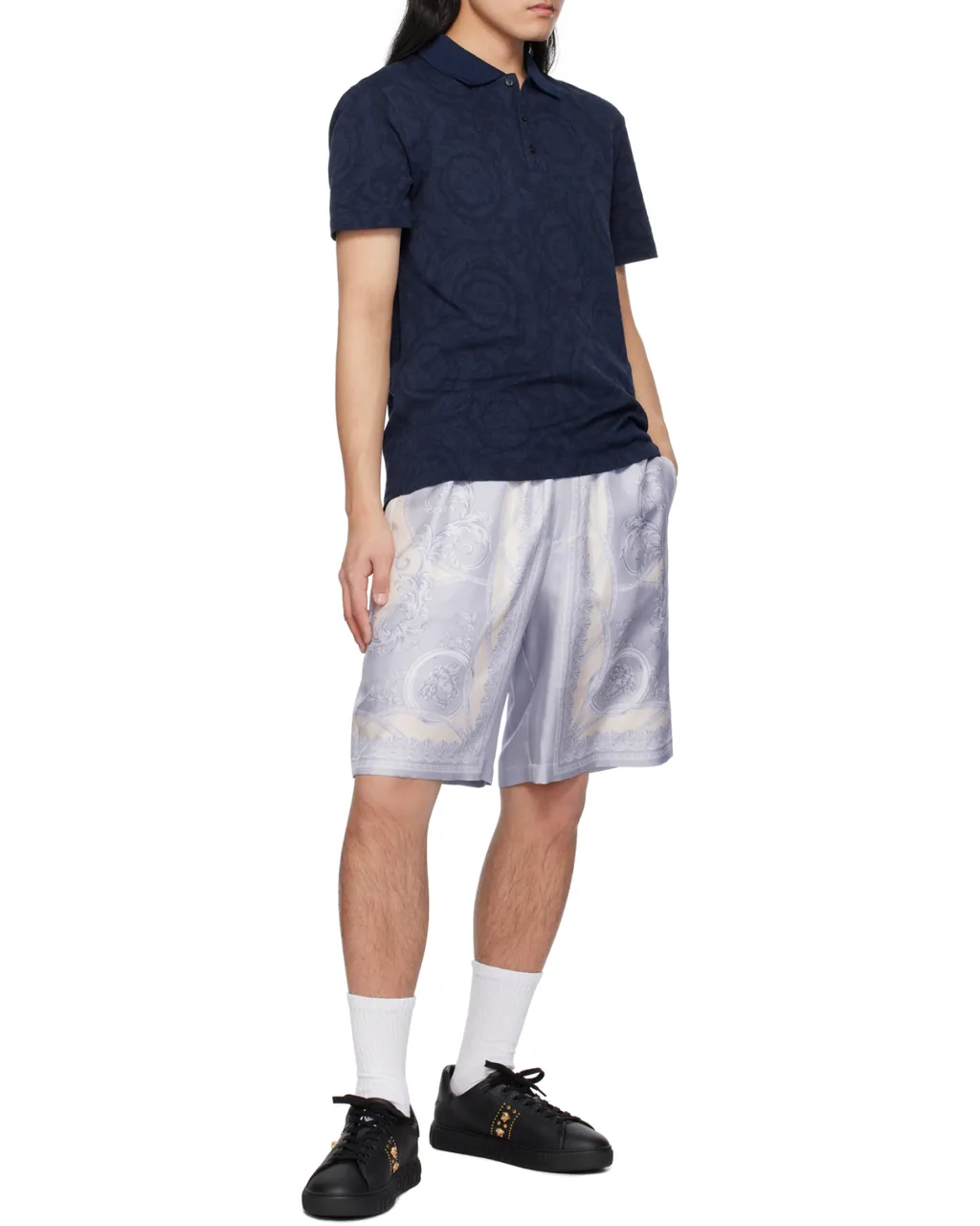 Versace Greca Lace-Up Sneakers