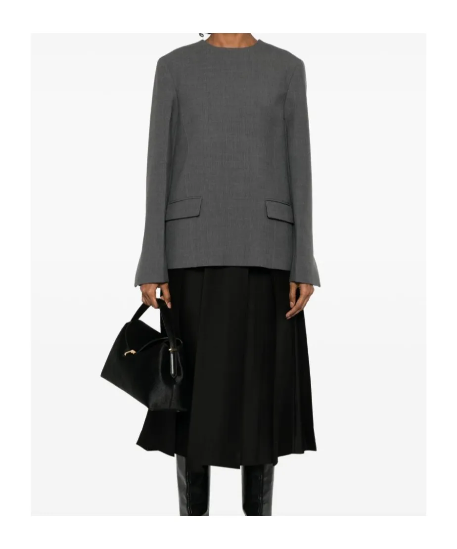 TotÊMe Long Sleeved Zipped Blouse