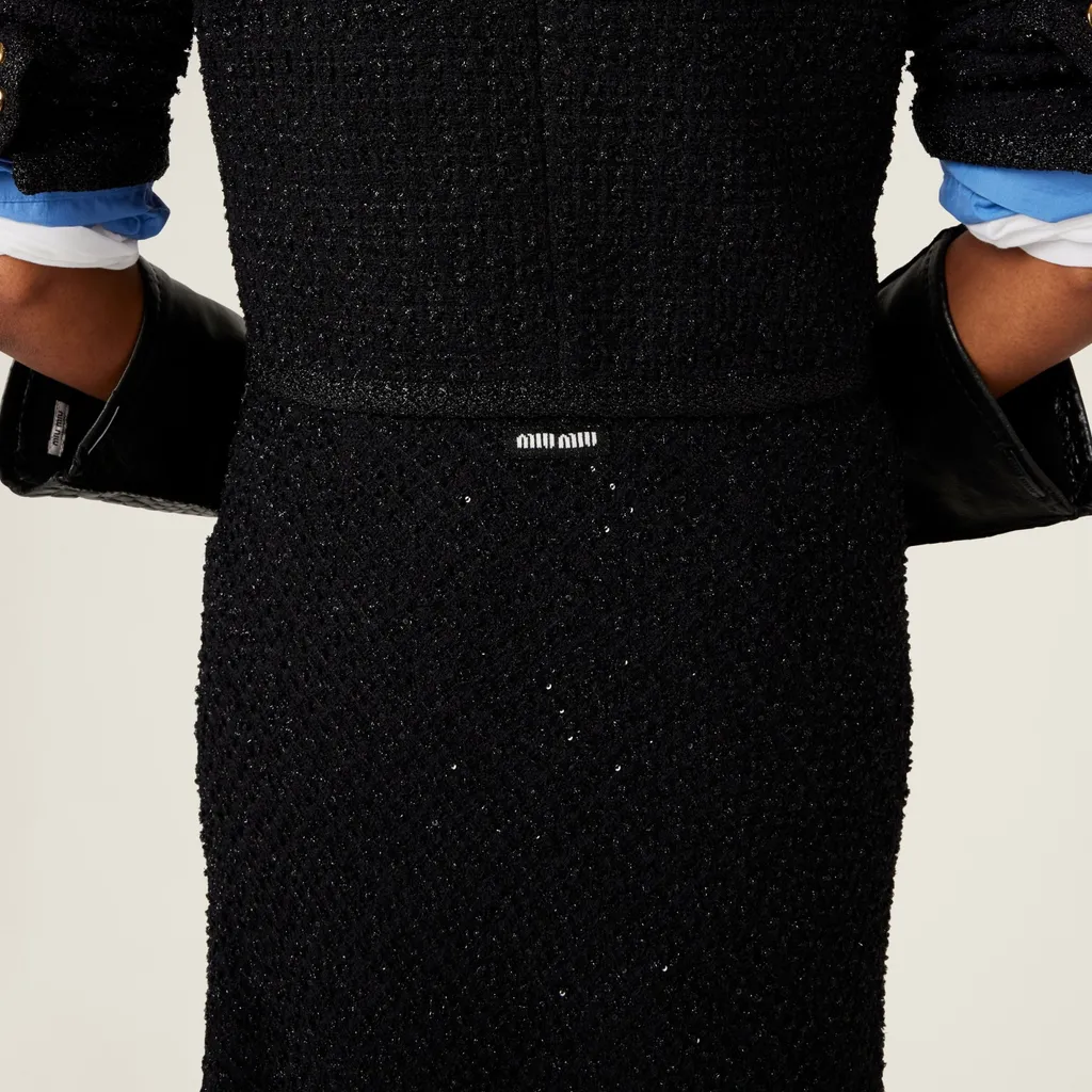 Miu Miu Button-Up Cropped Jacket