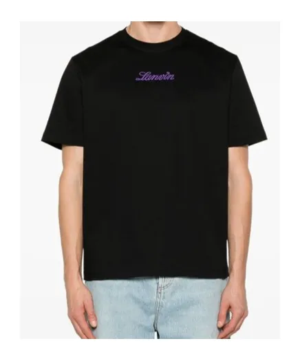 Lanvin Logo Embroidered Crewneck T-Shirt