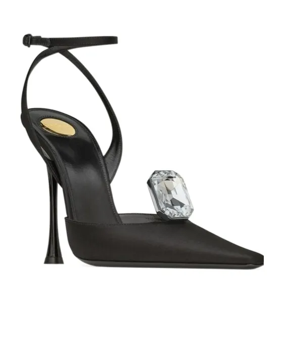 Saint Laurent Harlow Pointed Toe Pumps