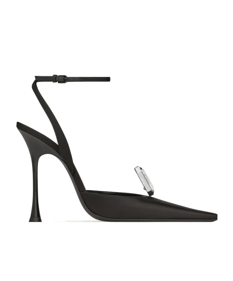 Saint Laurent Harlow Pointed Toe Pumps