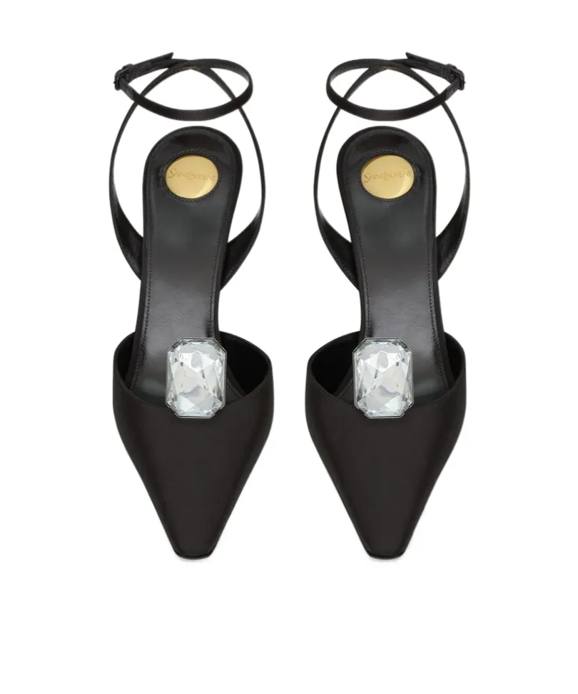 Saint Laurent Harlow Pointed Toe Pumps