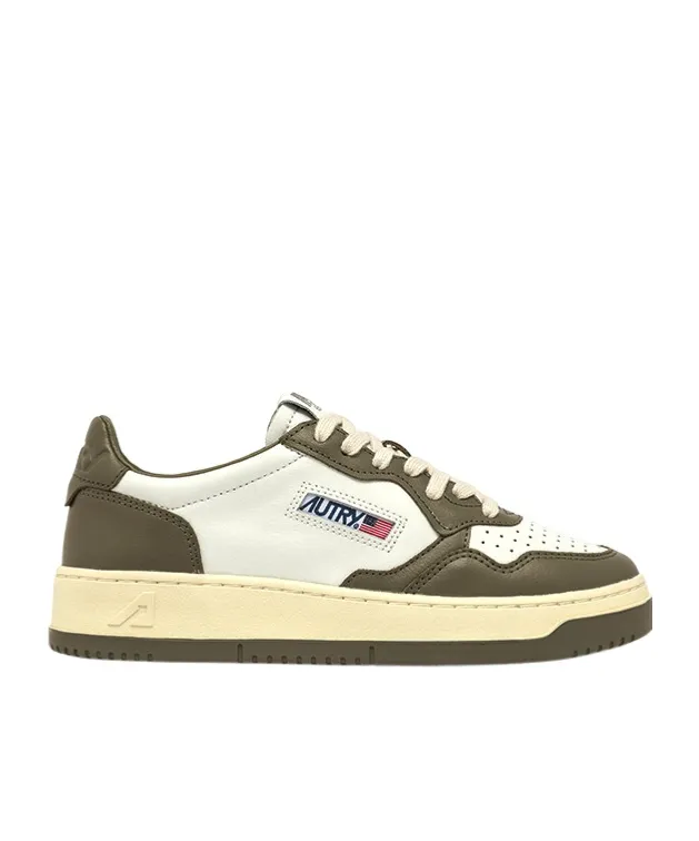 Autry Medalist Bicolor Low-Top Sneakers
