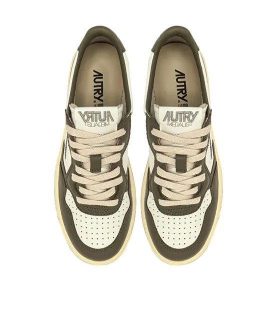 Autry Medalist Bicolor Low-Top Sneakers