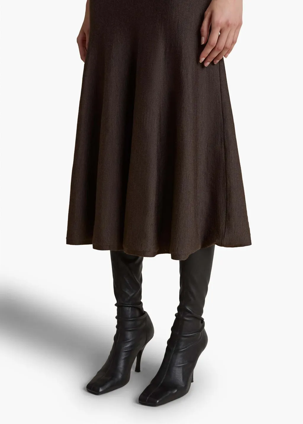 Khaite Mayu Knitted Skirt