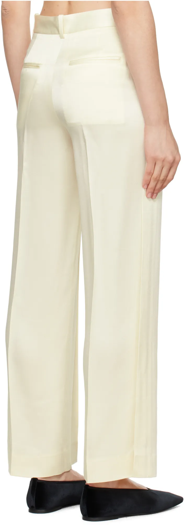 Crepe De Chine Trousers
