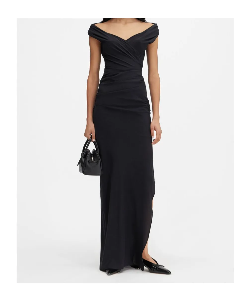 Jacquemus Ruched La Robe Rita Longue Gown