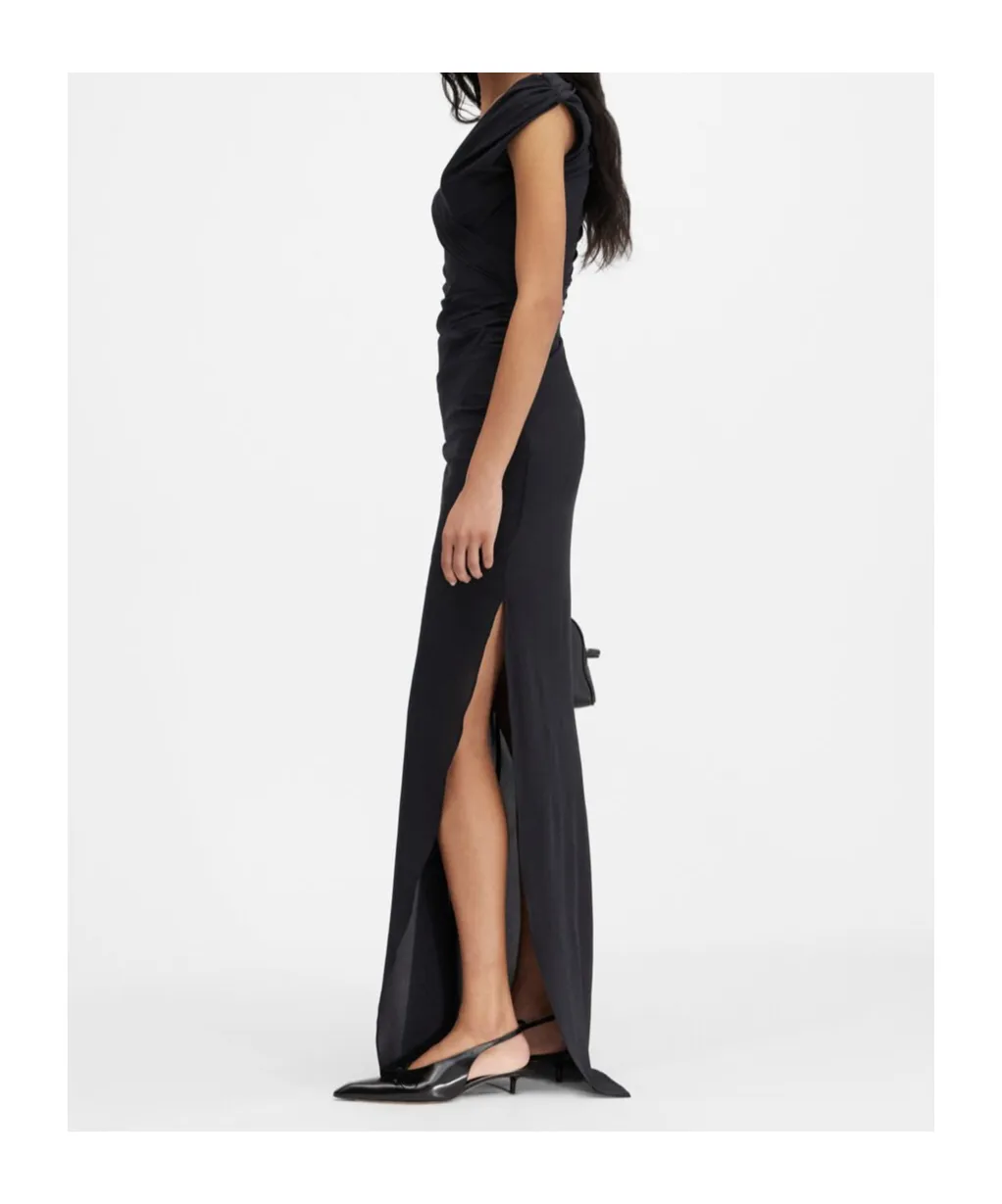 Jacquemus Ruched La Robe Rita Longue Gown