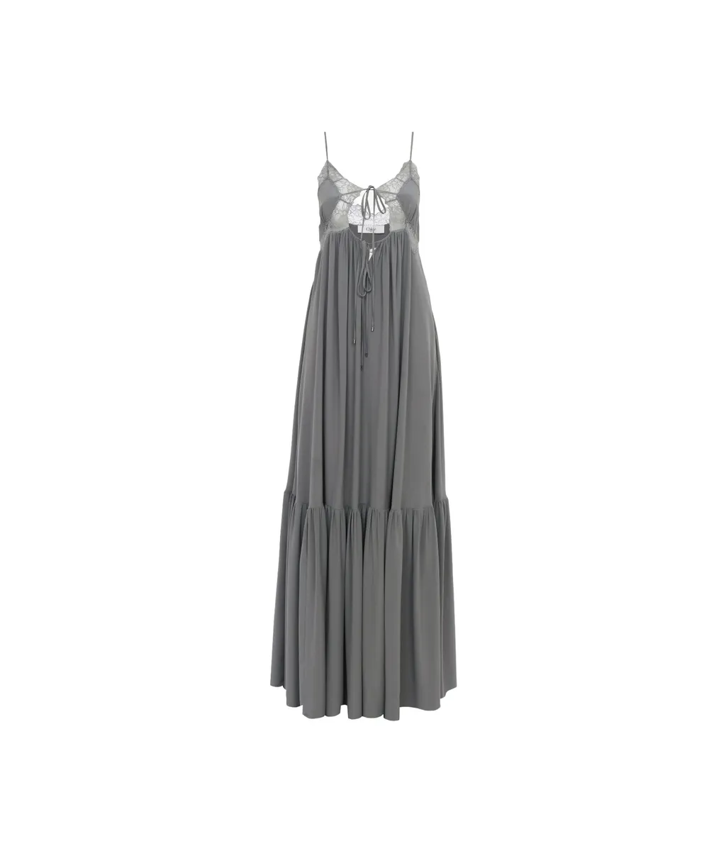 Chloé Spaghetti Strap Maxi Dress