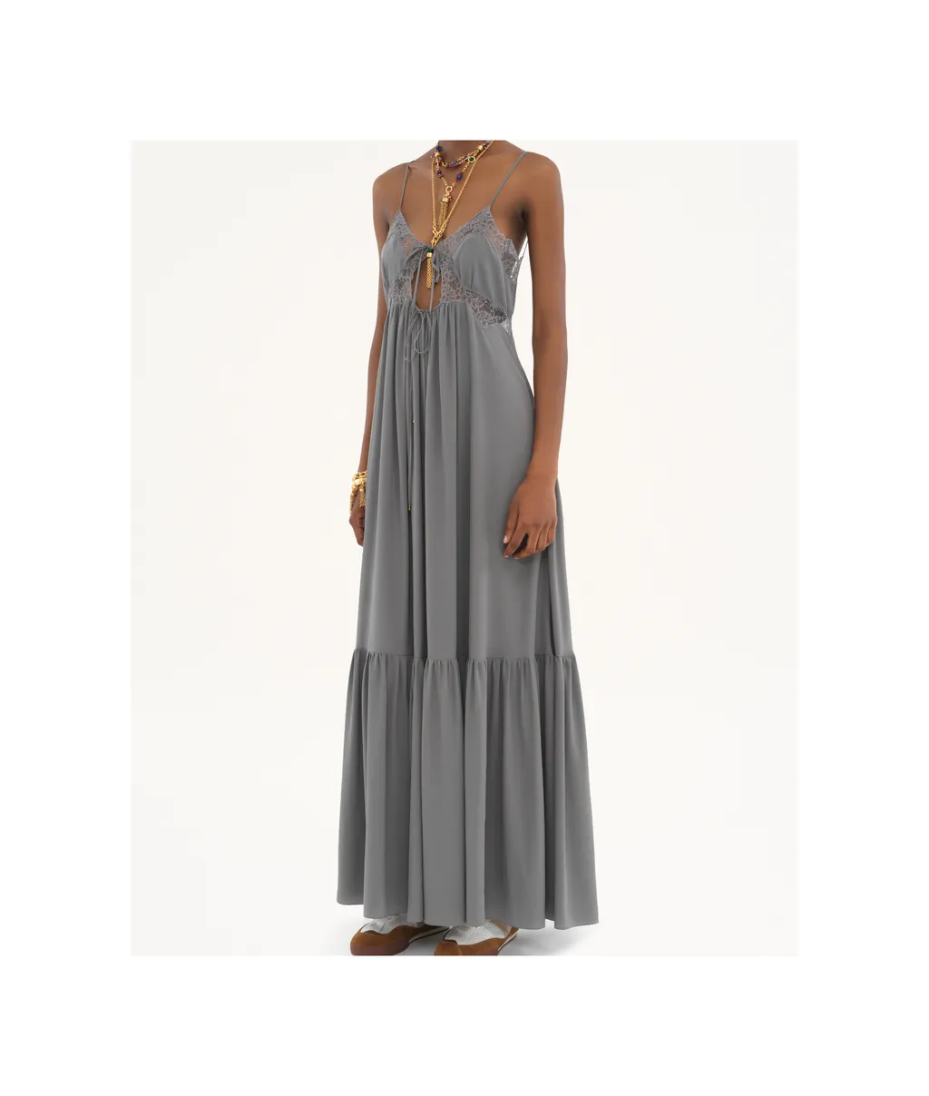 Chloé Spaghetti Strap Maxi Dress