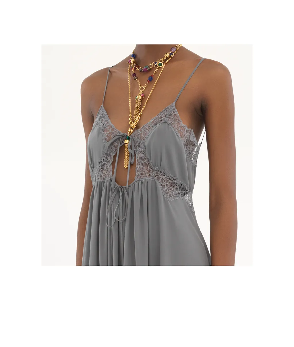 Chloé Spaghetti Strap Maxi Dress