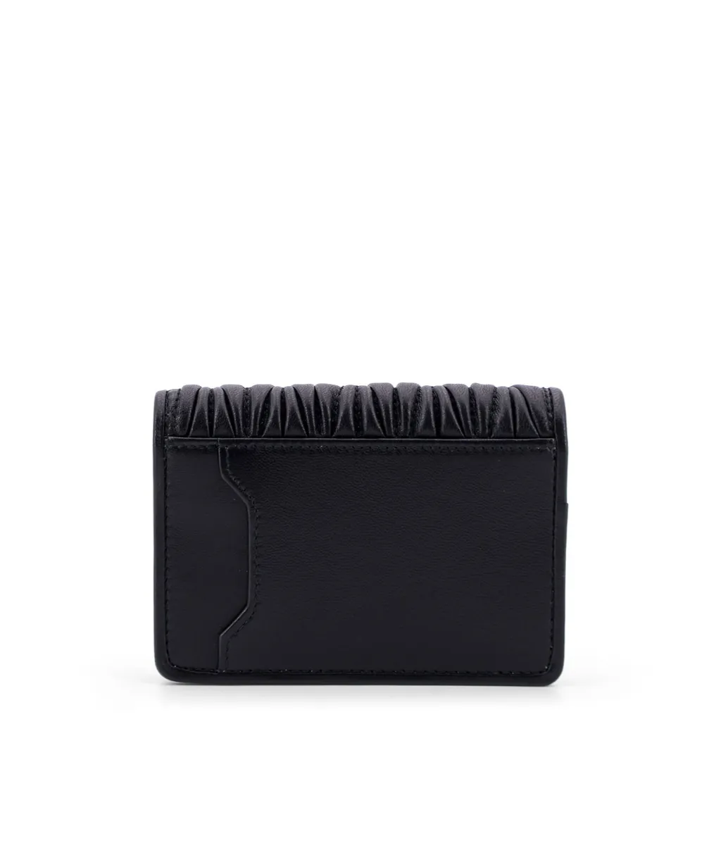 Miu Miu Logo-Lettering Matelassé Cardholder