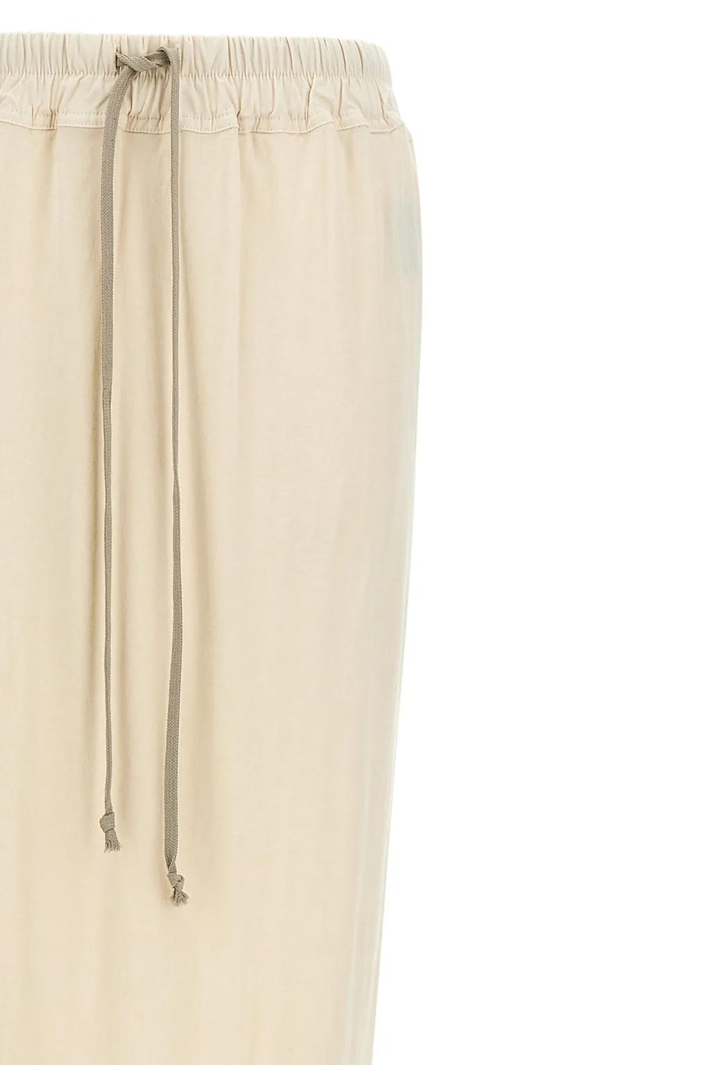 Rick Owens Drkshdw Pull On Pillar Drawstring Maxi Skirt