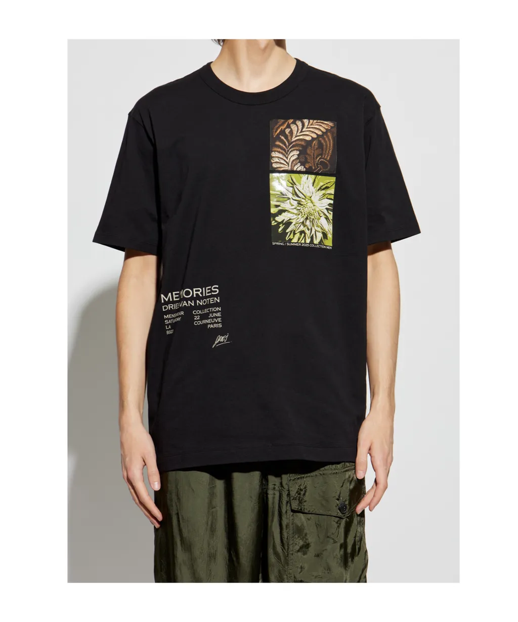 Dries Van Noten Graphic-Printed Crew Neck T-Shirt