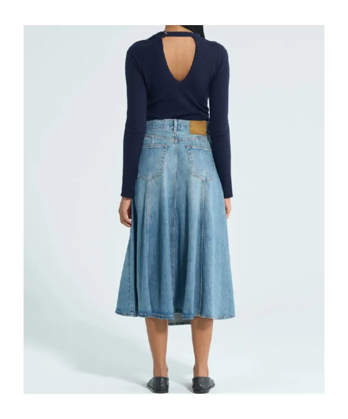 Haikure Tranquility Midi Skirt