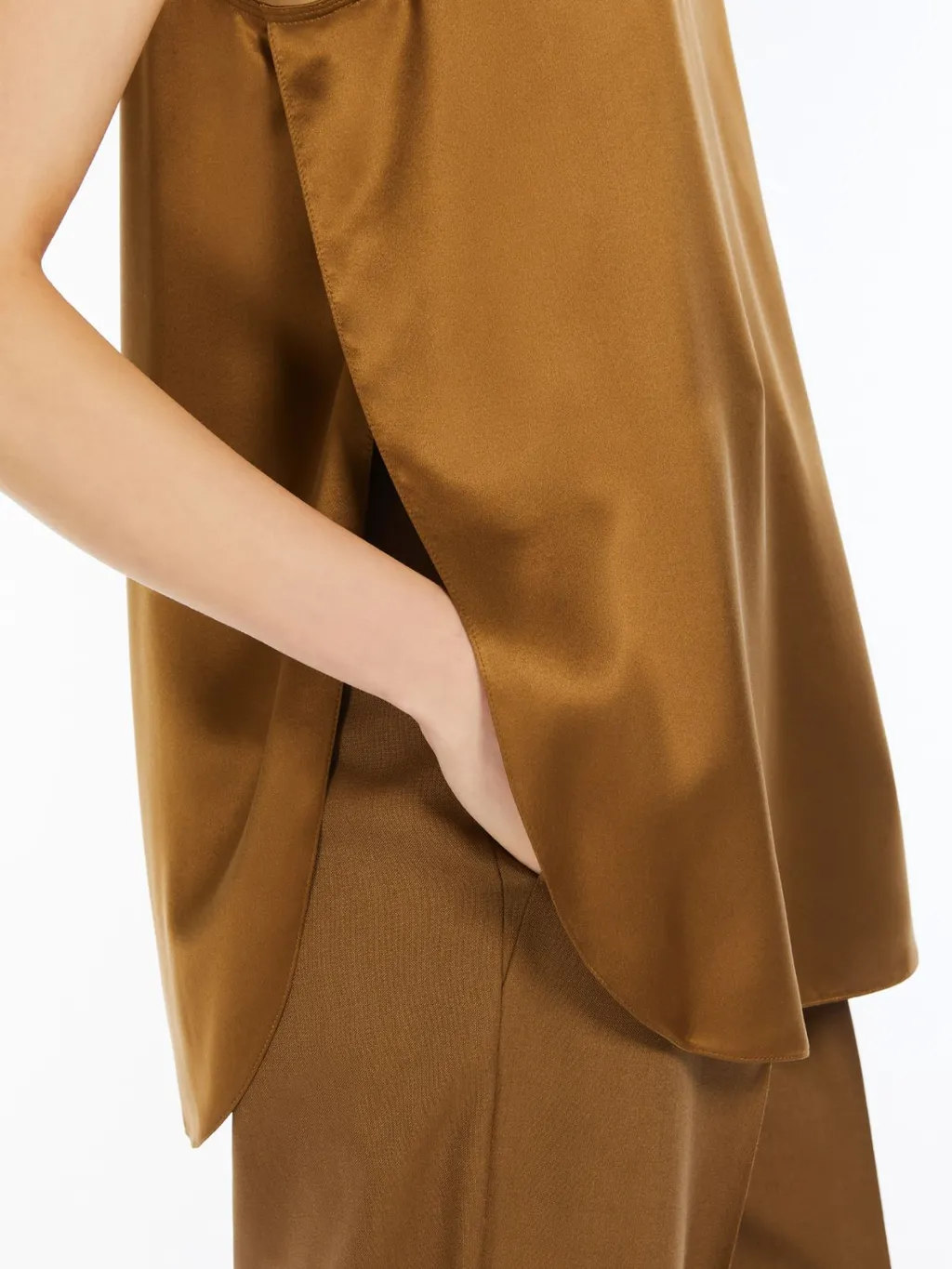 Max Mara Filly V-Neck Sleeveless Top