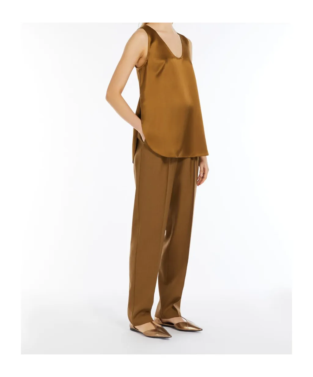 Max Mara Filly V-Neck Sleeveless Top