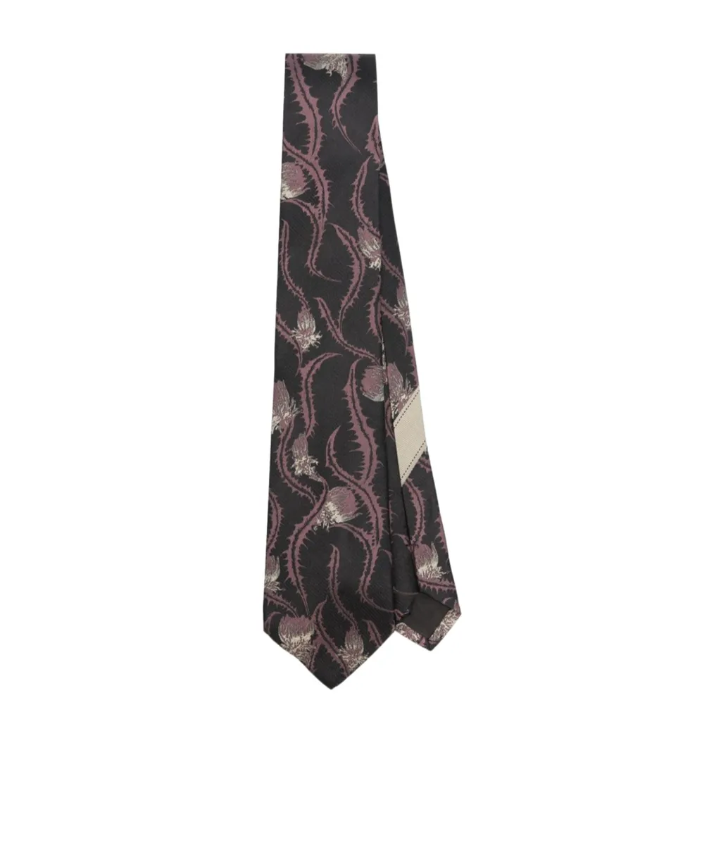Printed Silk Tie