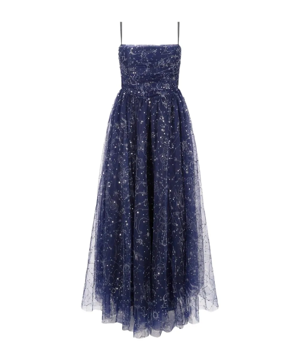 Staud Bettina Sequin Embellished Midi Dress
