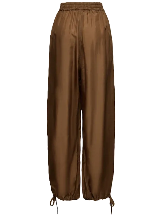 Pantalone Seta Habotai Lavata