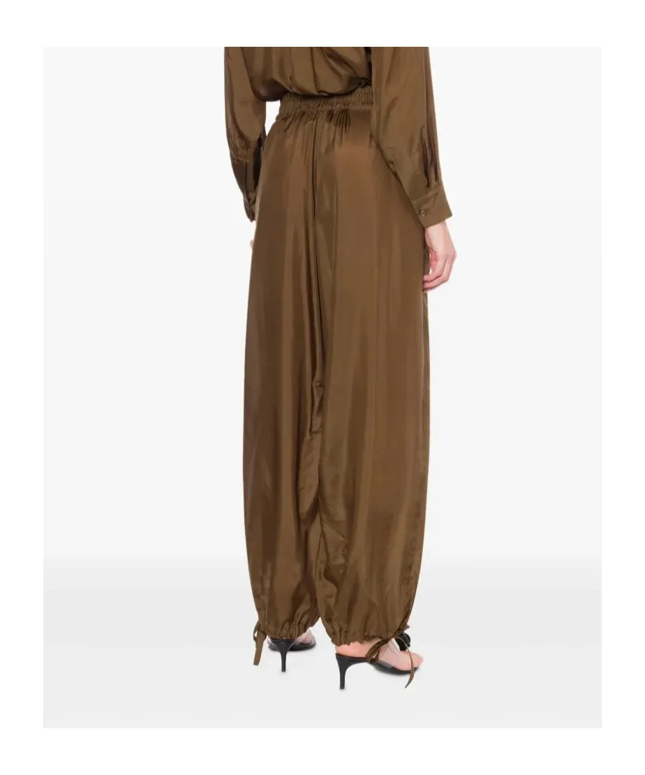 Pantalone Seta Habotai Lavata