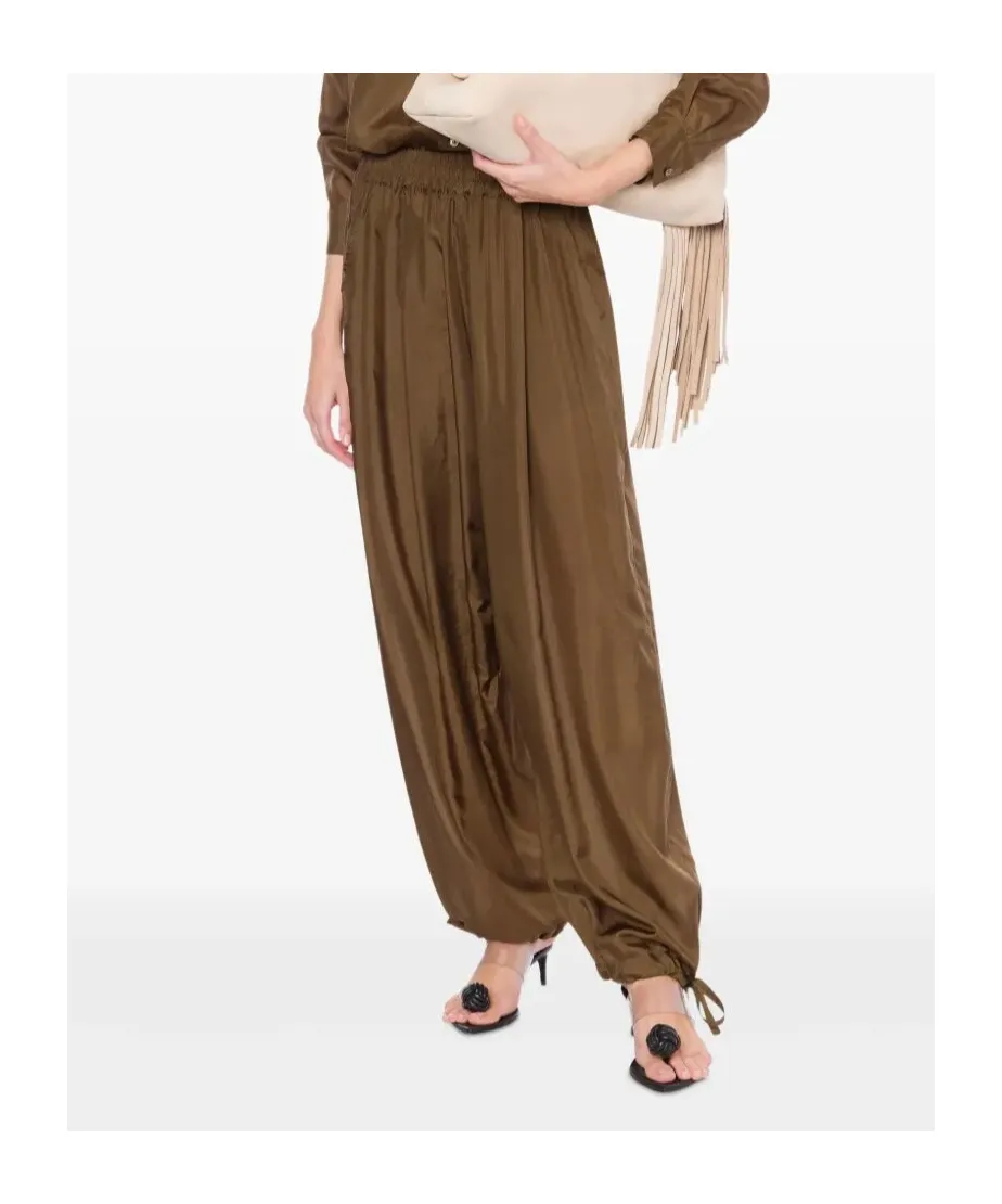 Pantalone Seta Habotai Lavata