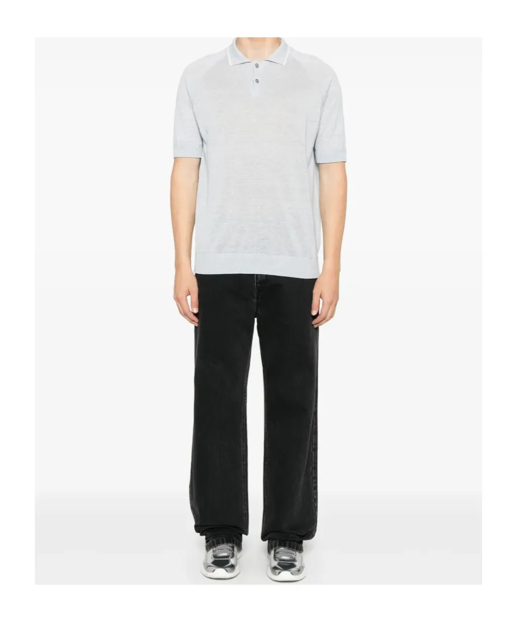 MÉLange-Effect Polo Shirt