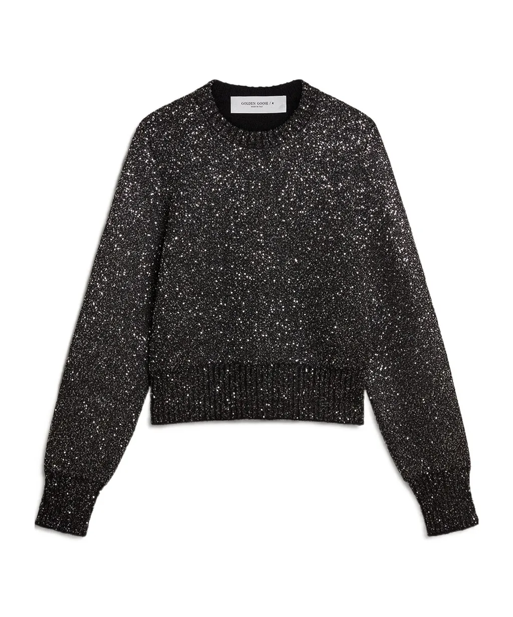 Golden Goose Deluxe Brand Sequin Embellished Crewneck Jumper