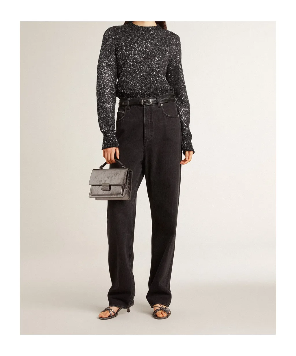 Golden Goose Deluxe Brand Sequin Embellished Crewneck Jumper