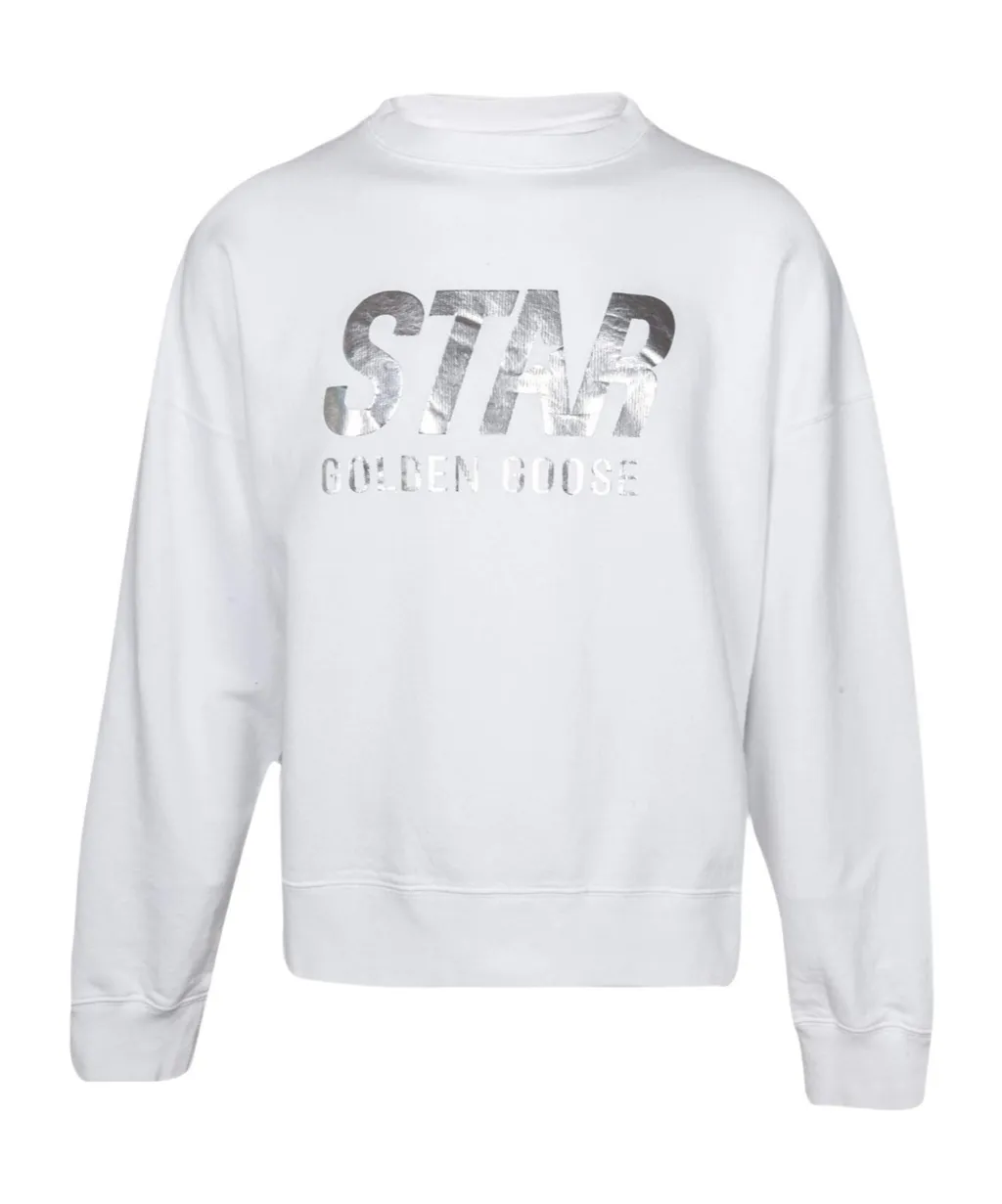 Golden Goose Deluxe Brand Logo Printed Crewneck Sweatshirt
