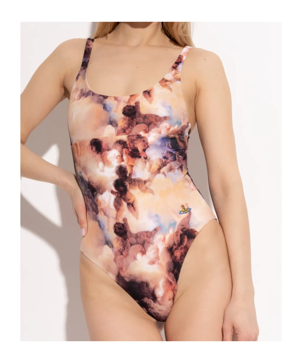 Vivienne Westwood Graphic Printed One-Piece Swimsuit