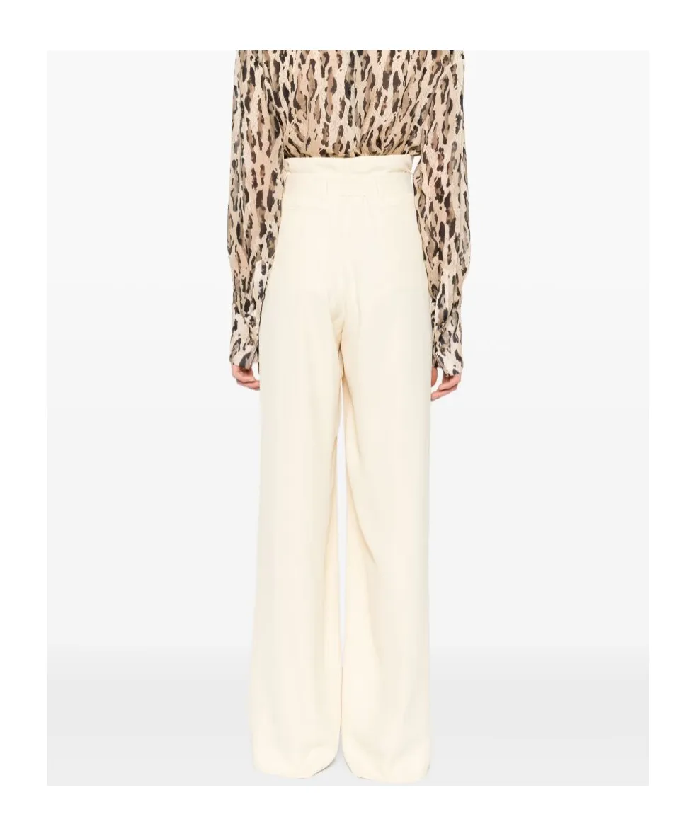 Dries Van Noten Belted Wide-Leg Trousers