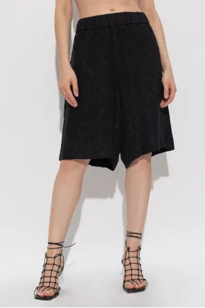 Textured Embellished Shorts