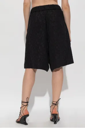 Textured Embellished Shorts