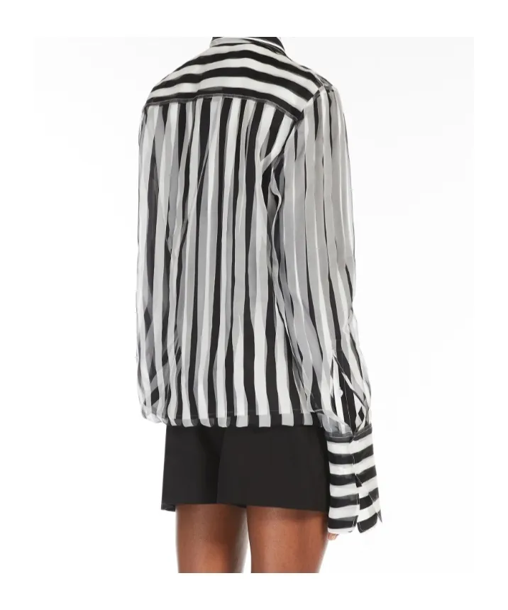Sportmax Sumero Striped Button-Up Shirt