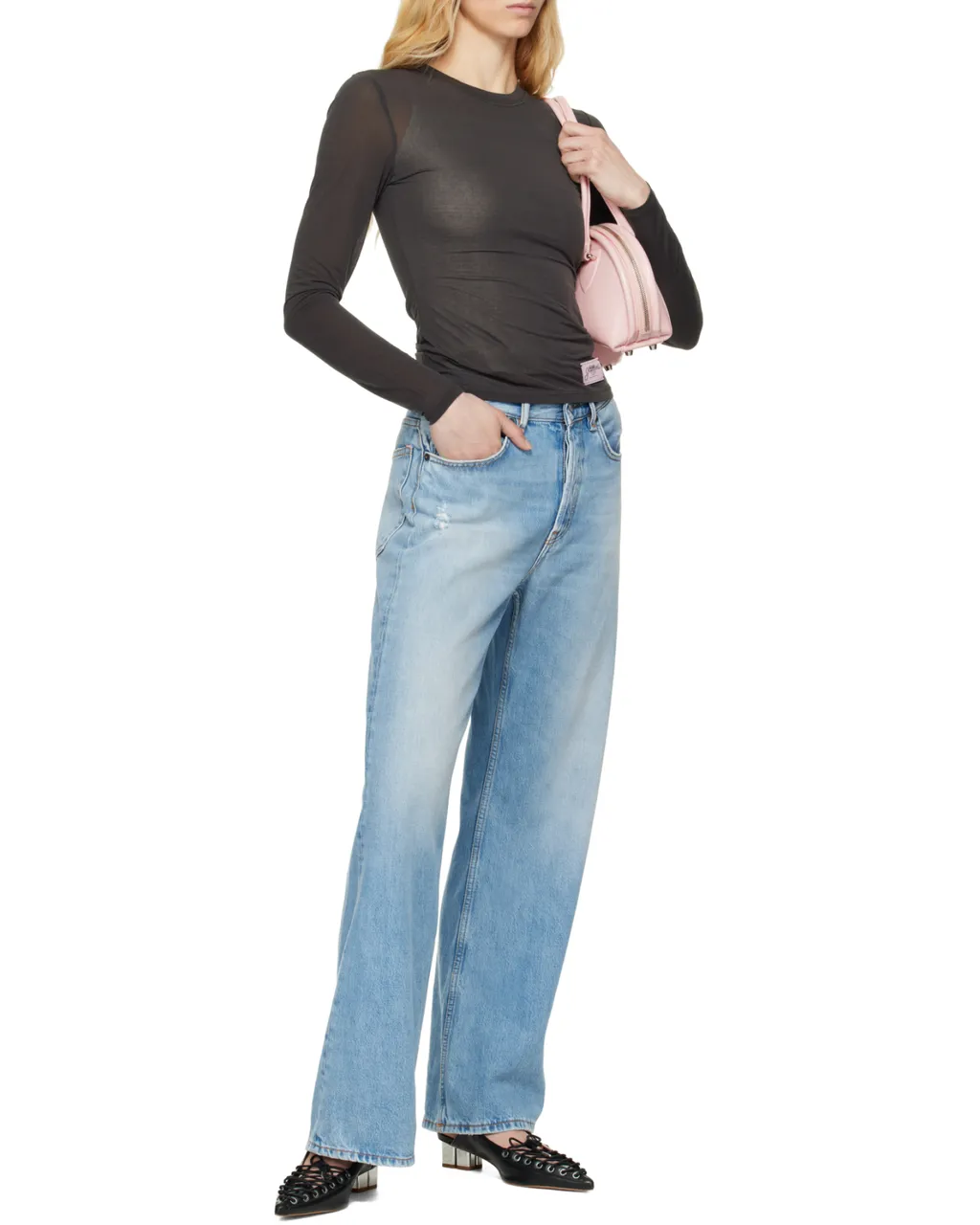 Ganni Eco Leather Heeled Mules