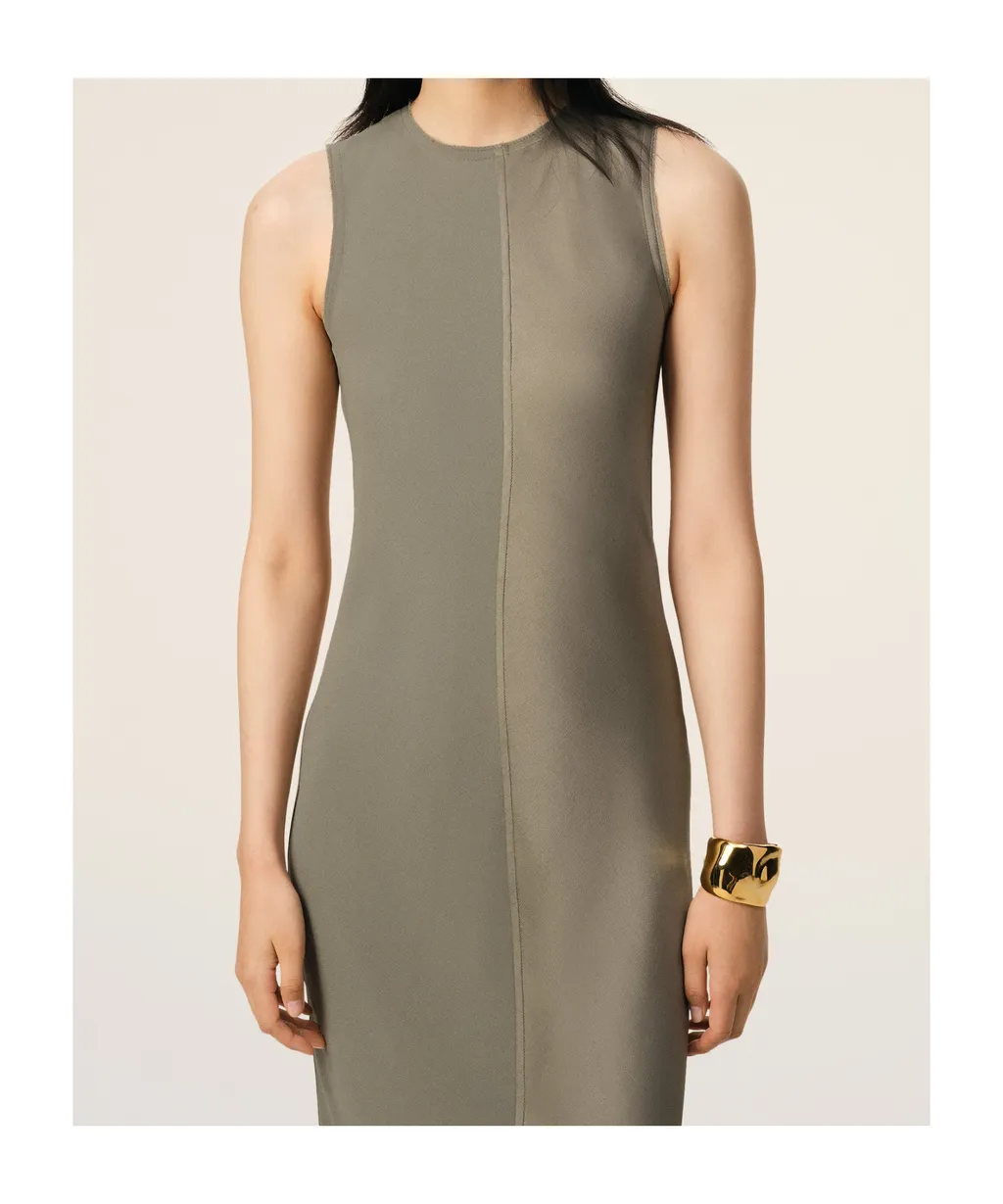 Ami Paris Long Straight Dress
