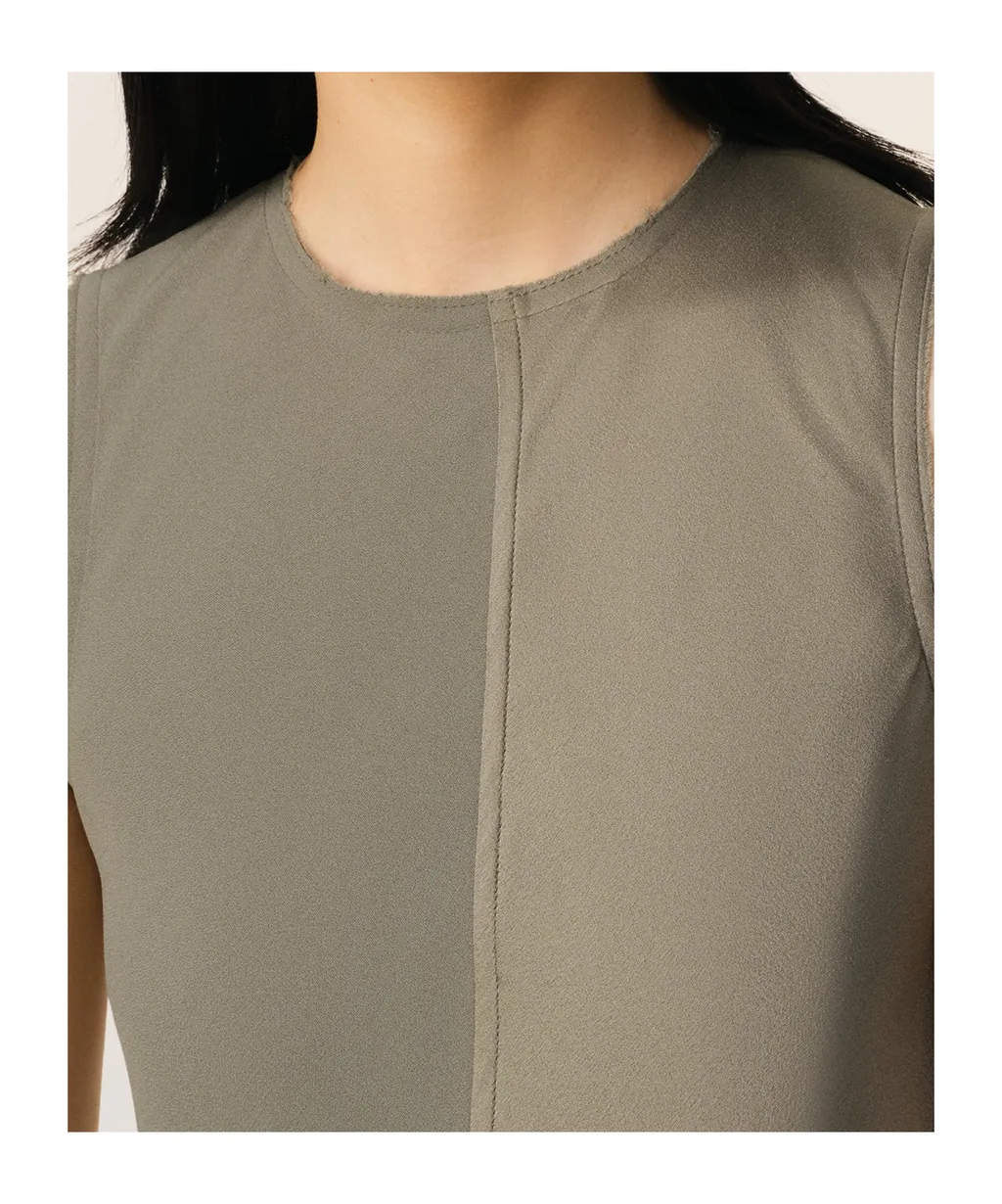 Ami Paris Long Straight Dress